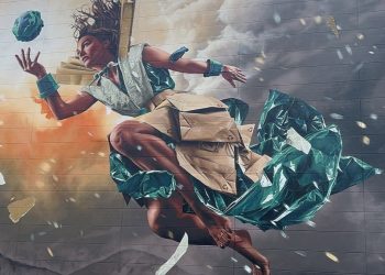 2022’nin en iyi duvar sanatı… Geri dönüşüm fabrikasına çizildi