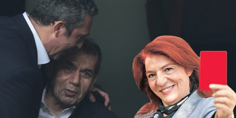 Galatasaray ve Fenerbahçe yine birbirine girdi! MHK Başkanı Lale Orta hedefte
