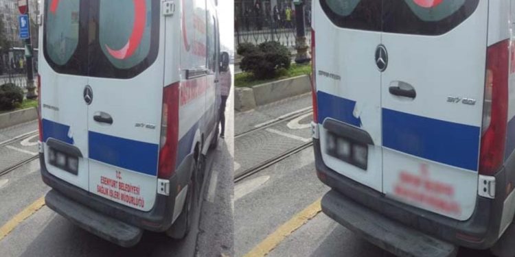 Hacizli ambulansla ilgili emniyetten açıklama