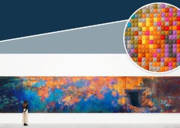 Ünlü ressam Monet’nin meşhur tablosu Lego parçalarıyla yeniden yapıldı