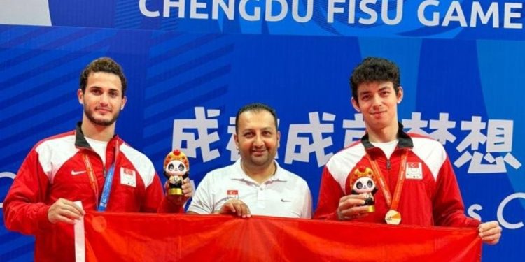 İbrahim Gündüz ve Talha Yiğenler üçüncü oldu