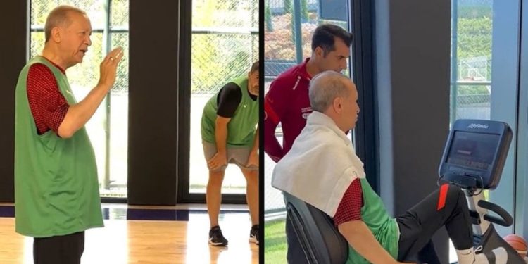 Erdoğan sporda: Ver ver, faul var